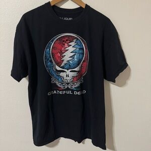 Grateful Dead Bertha Save Your Face Bertha Short Sleeve Graphic Tee Black-XL